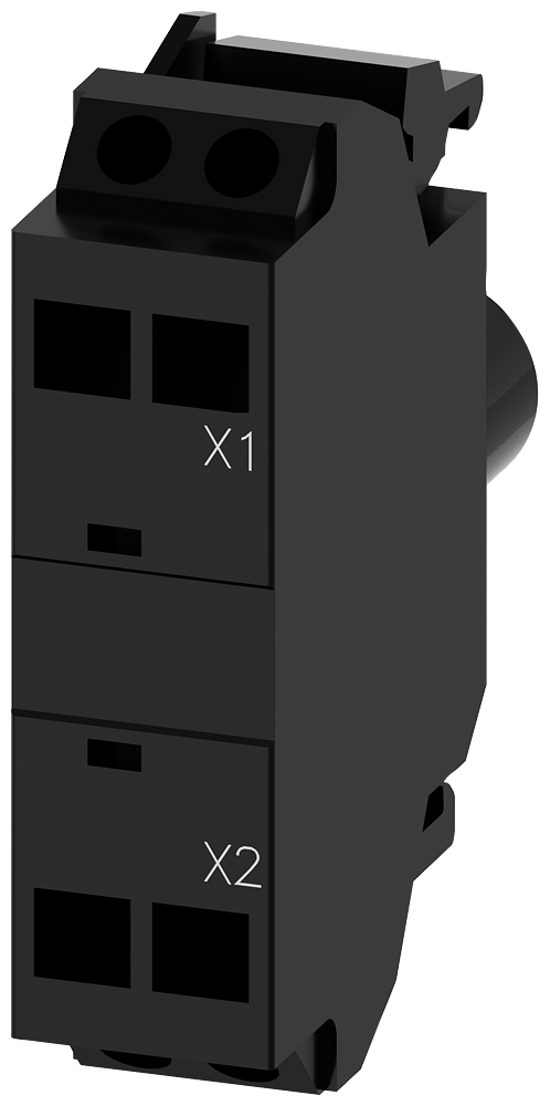 [Imagem do produto MÓDULO LED COM LED INTEGRADO, CA/CC 6-24V, BRANCO 3SU14011BG603AA0 SIEMENS]