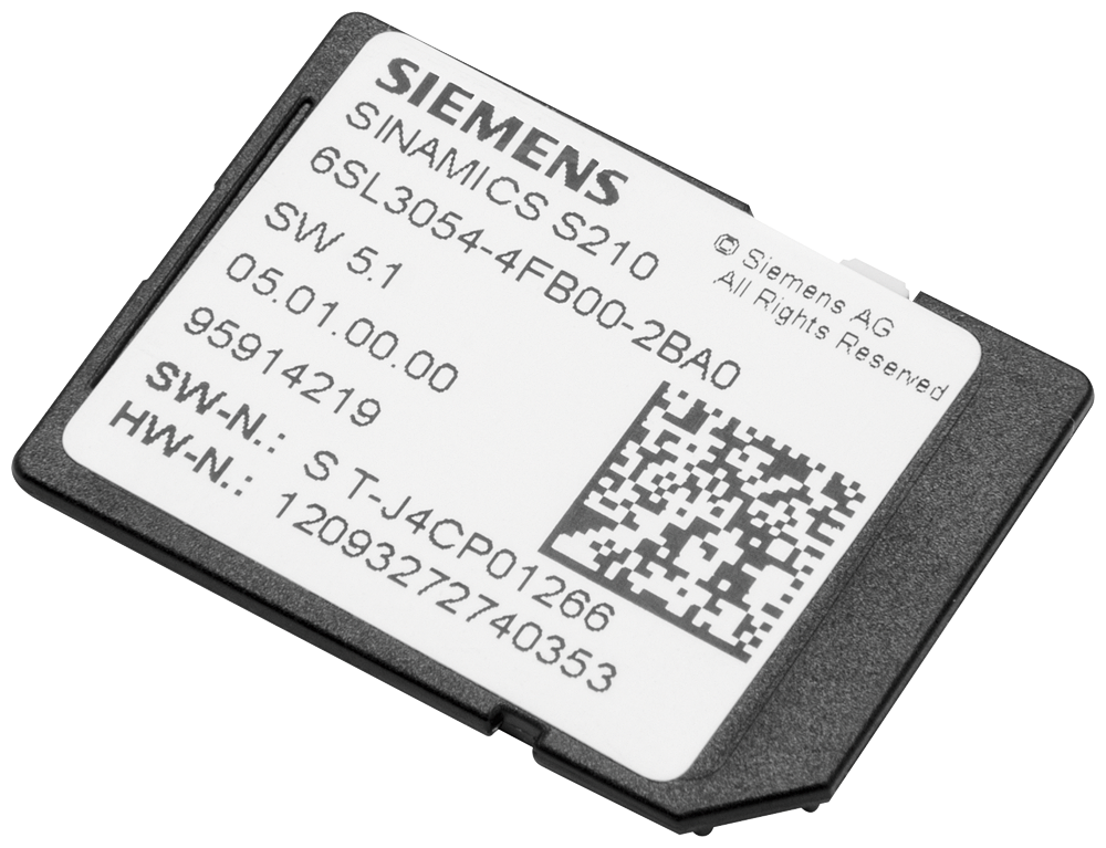 SINAMICS S210 SD-CARD V5.2 HF11 6SL30544FC002BA0 SIEMENS