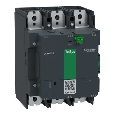 [Imagem CONTATOR DE ALTA POTÊNCIA TESYS GIGA 3 POLOS (3NA) AC 3 <=440V 630A VERSÃO PADRÃO BOBINA CA/CC DE 48…130V LC1G630EHEN SCHNEIDER]