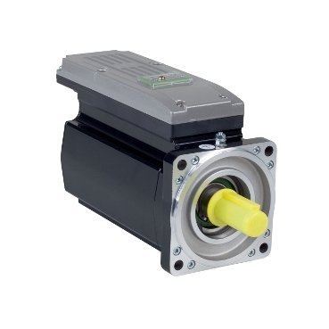[Imagem do produto SERVOMOTOR COM DRIVE INTEGRADO - FLANGE DE 100 MM - 5.8 NM/3000 RPM - MONO-VOLTA - EIXO CHAVETADO - COM FREIO - IP 65 SCHNEIDER]