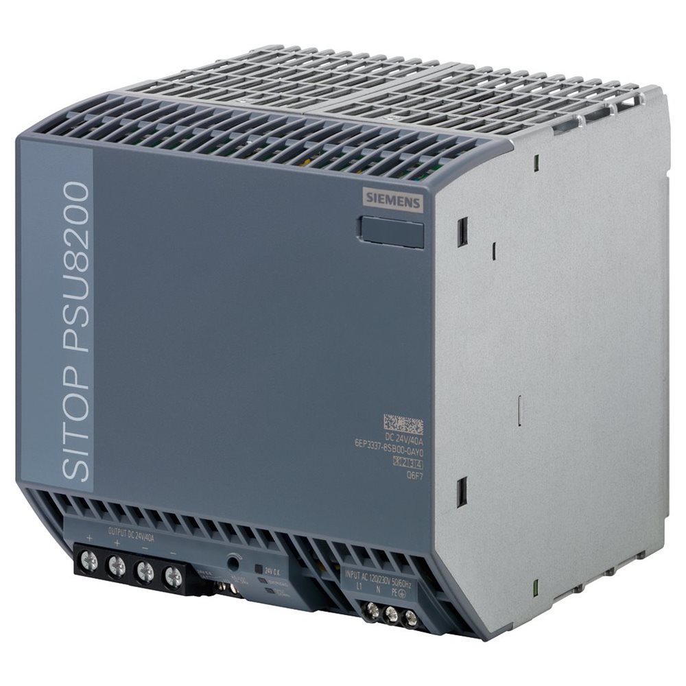 [Imagem FONTE SITOP PSU8200 24V 40A 6EP33378SB000AY0 SIEMENS]