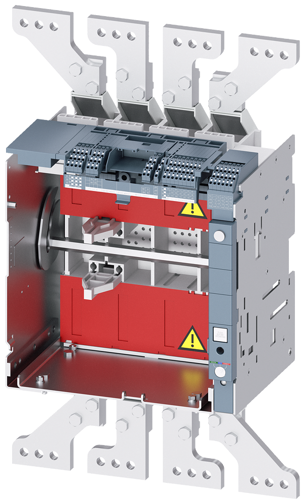 QUADRO-GUIA PARA 3VA274P CONEXÃO PRINCIPAL EXPANDIDA DO LADO FRONTAL ACESS 3VW81167BF01 SIEMENS