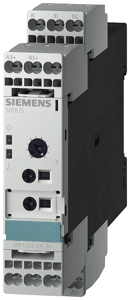 RELÉ DE TEMPO MULTIFUNÇÃO 1W 8 FUNÇÕES 24V CA/CC/100-127V CA 3RP15052AQ30 SIEMENS