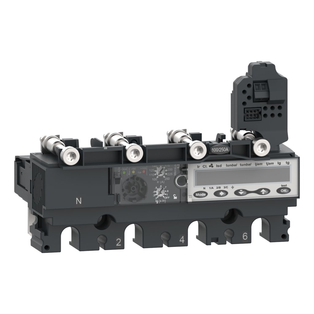 [Imagem do produto DISPARADOR 100A 4P4DMICROLOGIC 6.2E C1046E100 SCHNEIDER]
