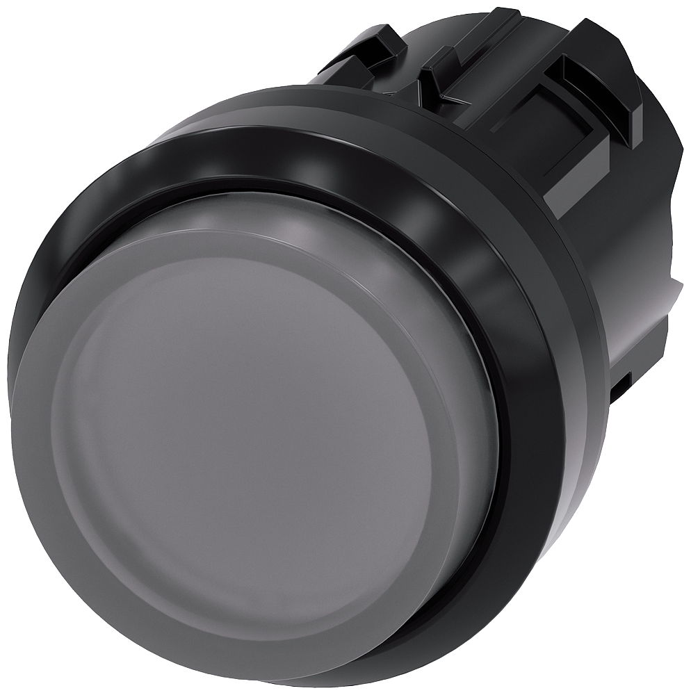 BOTÃO ILUMINADO 22 MM REDONDO PLÁSTICO TRANSPARENTE BOTÃO DE PRESSÃO AL 3SU10010BB700AA0-ZY15 SIEMENS