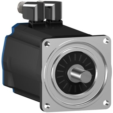 [Imagem SERVOMOTOR DE BAIXA INÉRCIA COM 100MM DE FLANGE 5.8 NM/4000 RPM MULTI VOLTA EIXO LISO SEM FREIO CONECTOR ANGULAR IP 65/IP 67 BSH1002P22A2A SCHNEIDER]