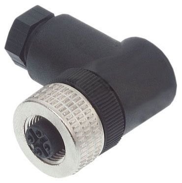 [Imagem CABO PUR C/CONECTOR COTOVELO M12 5P  XZCP1264L25 TELEMECANIQUE]
