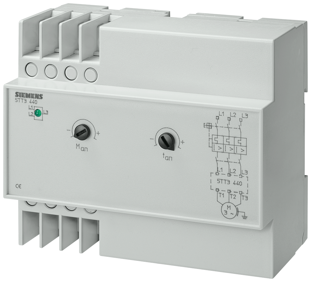APARELHO DE ARRANQUE SUAVE CA 400 V 300-5500W 3PH PROFUNDIDADE DE MONTAGEM 55 MM 5TT3440 SIEMENS