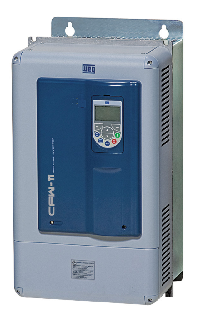[Imagem INVERSOR DE FREQUÊNCIA TRIFÁSICO 45KW 88A 380/480V 50/60HZ CFW110088T4SZ 10193868 WEG]