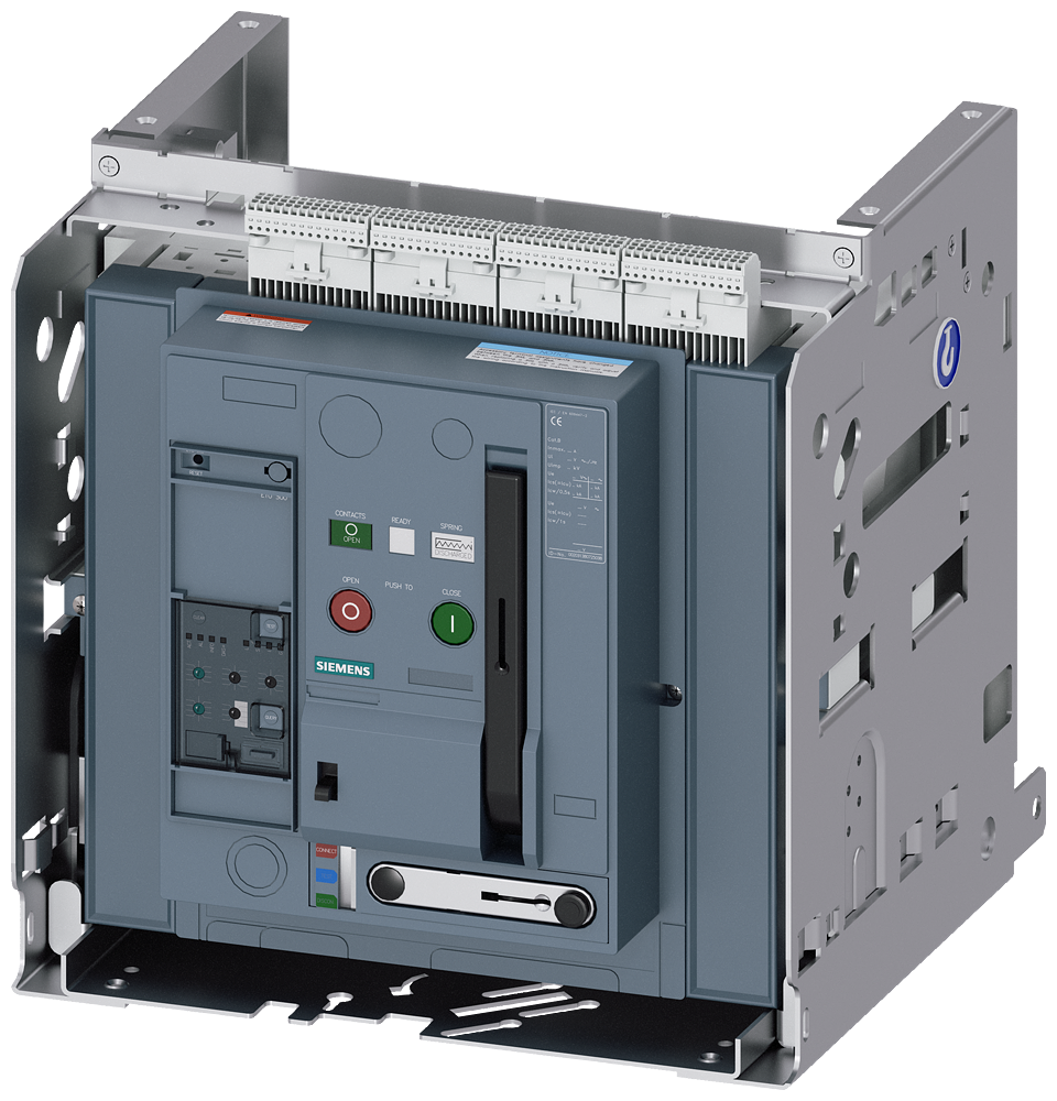 [Imagem DISJUNTOR EXTRAÍVEL, COM QUADRO-GUIA, IEC 60947-2, TAMANHO DA ESTRUTURA 2, DE 3WA12323AC324EA4 SIEMENS]