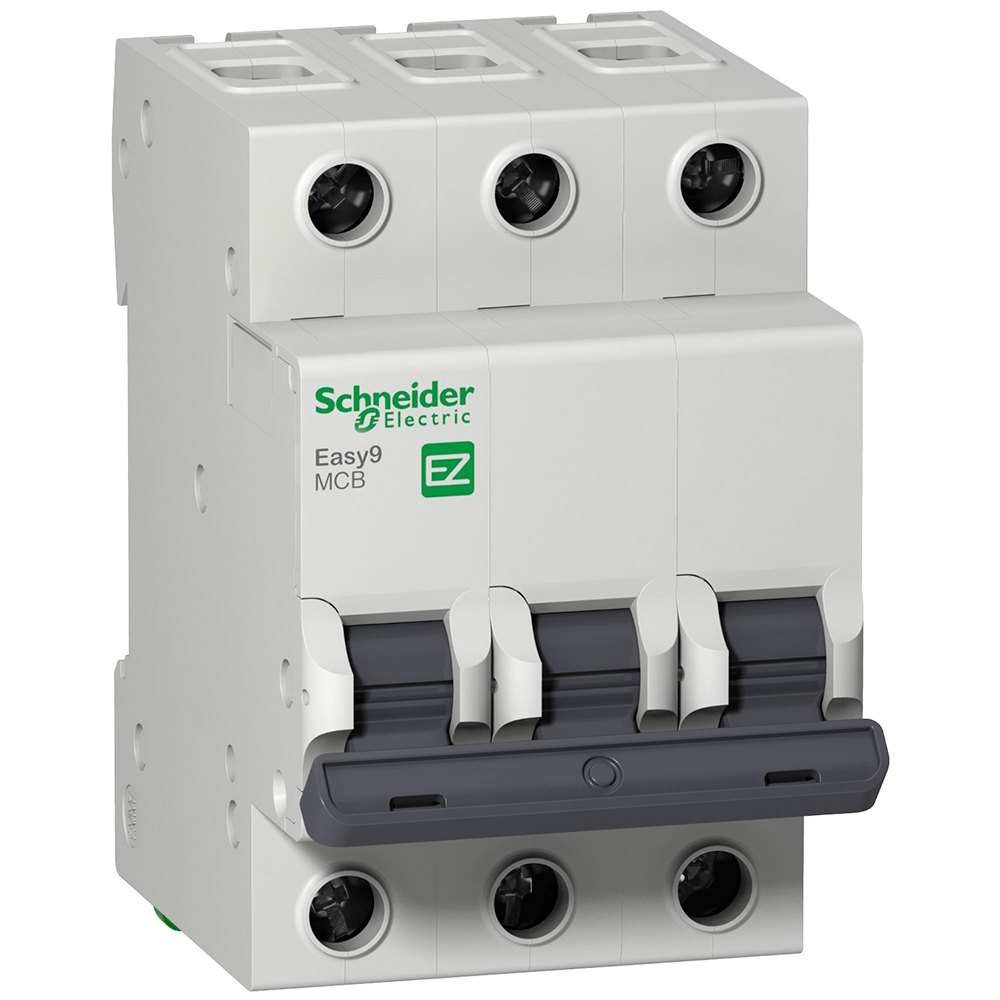 [Imagem DISJUNTOR EASY9 3P 6A CURVA C 6000A EZ9F56306 SCHNEIDER]