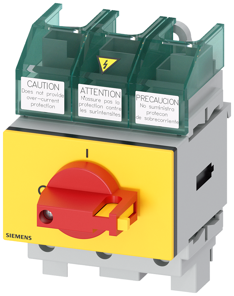 SECCIONADOR DE CORTE EM CARGA 3LD5 UL INTERRUPTOR DE PARADA DE EMER 3LD52000TK13 SIEMENS