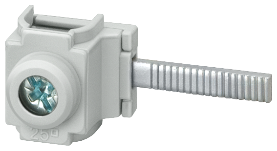 [Imagem do produto TERMINAL DE ALIMENTAÇÃO 25 MM2 CURTO PARA BARRAS COLETORAS DE PERNOS 5ST3768 SIEMENS]