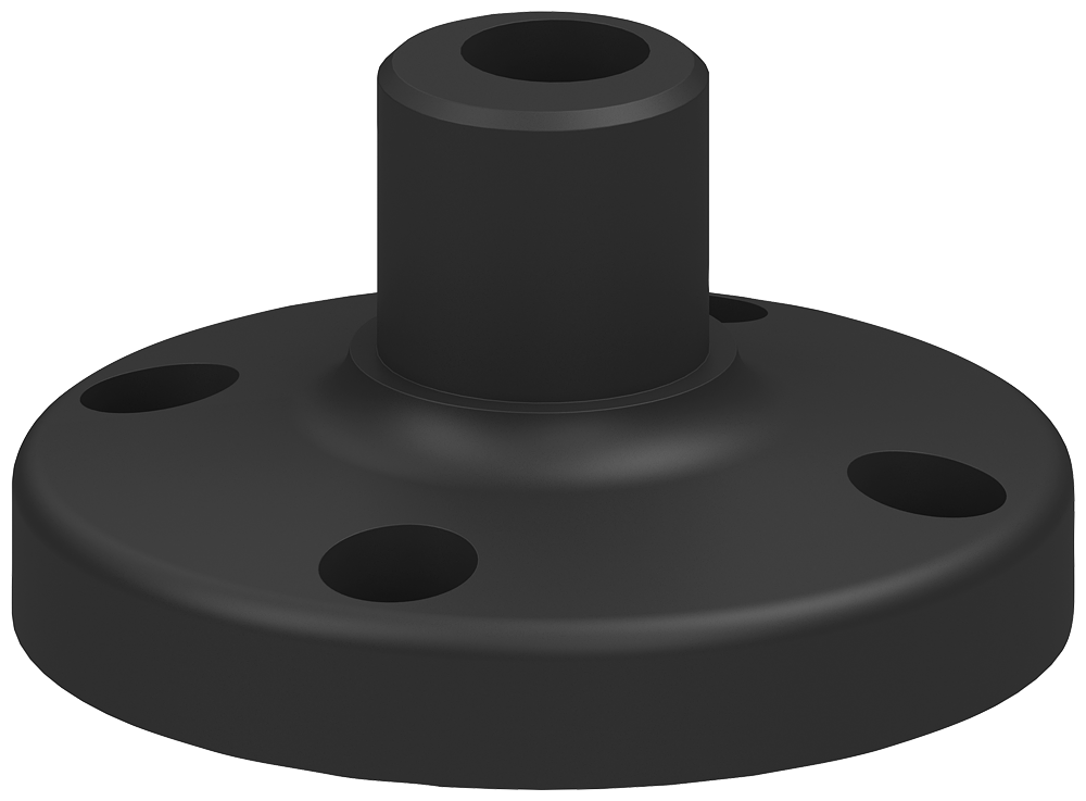 [Imagem BASE PLÁSTICA PARA COLUNA LUMINOSA 70MM PRETA 8WD43080DB SIEMENS]