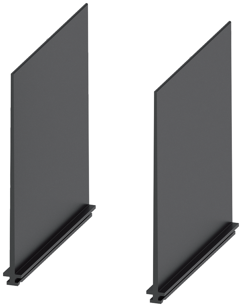 [Imagem PAREDES DE SEPARAÇÃO DE FASES A=100MM PARA 3 POLOS, 4PÇ. PARA DISJUNTOR DE MO 3VW97230WA00 SIEMENS]