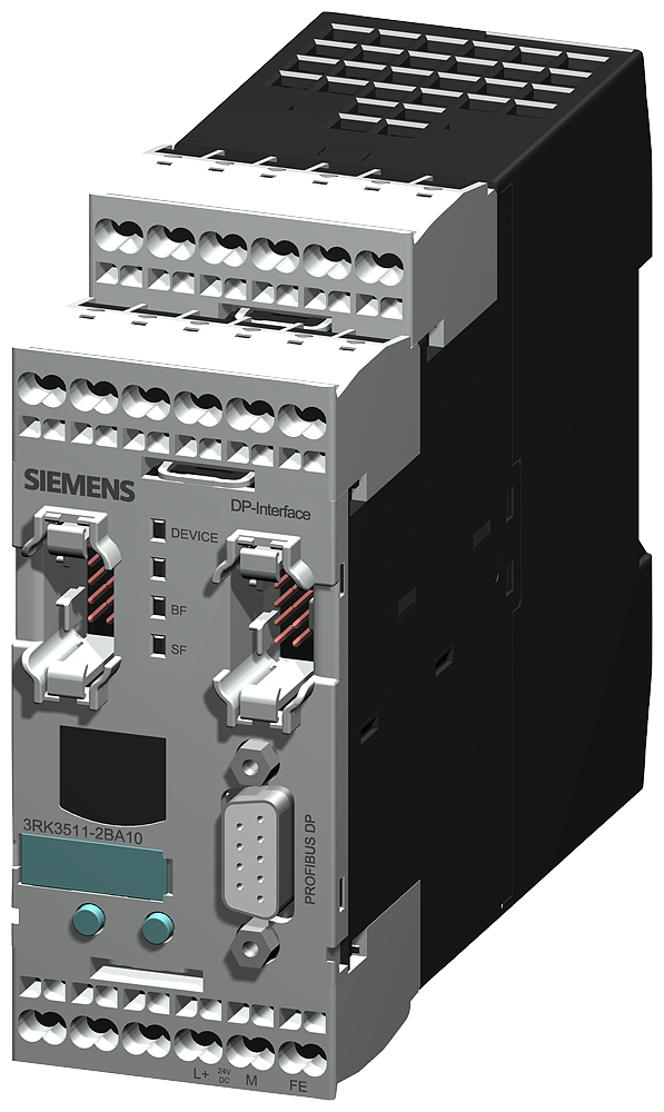 [Imagem do produto MÓDULO INTERFACE DP INTERFACE PARA SISTEMA DE SEGURANÇA MODULAR 3RK3 PROFIBUS DP 3RK35112BA10 SIEMENS]
