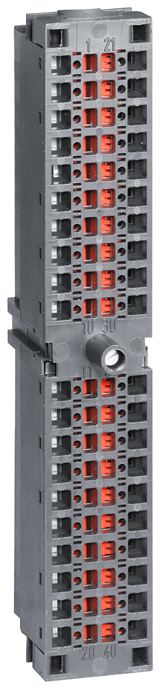 [Imagem CONECTOR FRONTAL PARA MÓDULO DE SINAL 40PIN MOLA SIMATIC S7-300 6ES73921BM010AA0 SIEMENS]