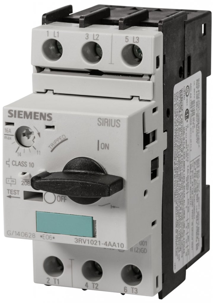 [Imagem do produto DISJUNTOR 11/16A 3RV10214AA10 SIEMENS]