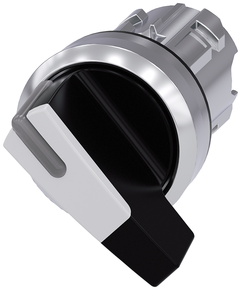 INTERRUPTOR COM MANÍPULO ILUMINÁVEL 22 MM REDONDO METAL DE ALTO BRILHO 3SU10522CF600AA0-ZX90 SIEMENS