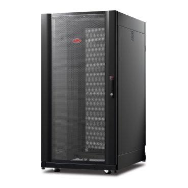[Imagem APC NETSHELTER AV SERVER RACK ENCLOSURE 24U 10 32 THREADED RAILS BLACK 1199H X 600W X 806D MM AR3814 SCHNEIDER]