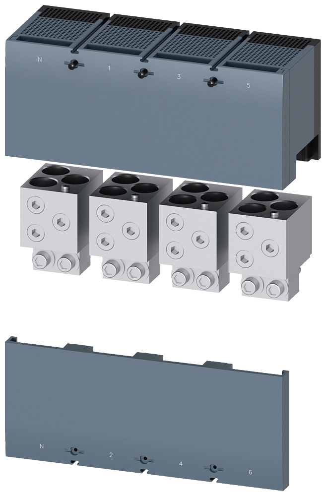 TERMINAL PARA CONDUTOR DE SEÇÃO CIRCULAR TA4.2 3X 500KCMIL - 750KCMIL PARA 3 3VA96740JC34 SIEMENS