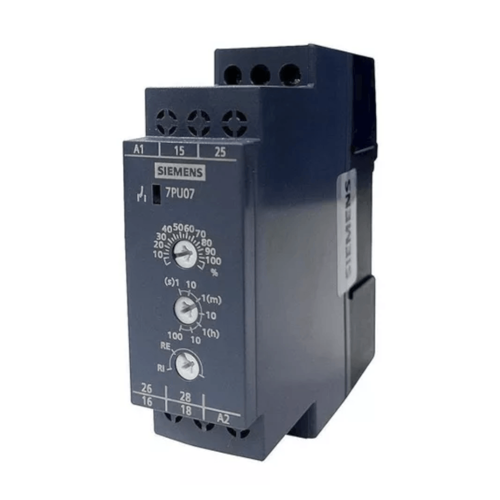 [Imagem RELÉ DE TEMPO 7PU07 FIXO 220VCA 1NAF 60S A7B10001295803 SIEMENS]