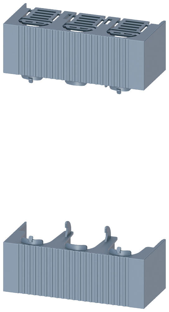 [Imagem do produto TAMPA DA CONEXÃO DO CABO, PARA TAMANHO NH00 COM CONEXÃO PARAFUSADA, ACESSÓRIOS 3NP19331CB00 SIEMENS]
