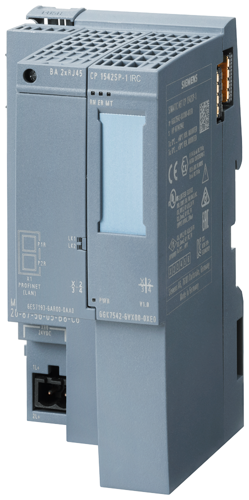 PROCESSADOR DE COMUNICAÇÃO CP 1542SP-1 IRC CONEXÃO SIMATIC S7-ET 200SP A IE 6AG25426VX004XE0 SIEMENS