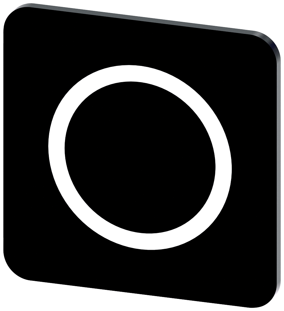 [Imagem ETIQUETA AUTO ADESIVA  PRETA 22X22MM 3SU19000AF160QA0 SIEMENS]