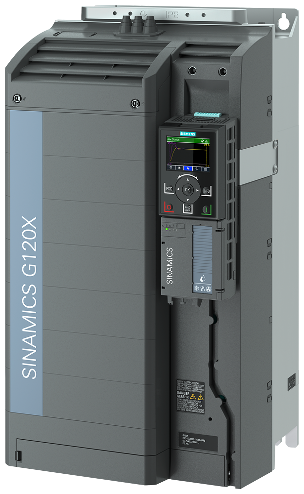 INVERSOR DE FREQUÊNCIA SINAMICS G120X IP20 / UL OPEN TYPE FSE UF 3 CA 500-690 V 45,00 KW 6SL32301YH381UF0 SIEMENS