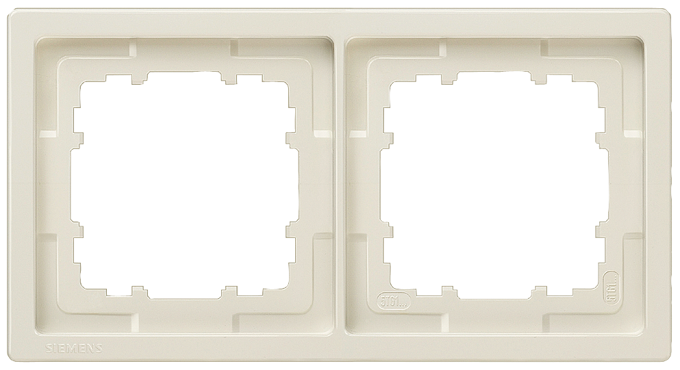 MOLDURA TITÂNIO BRANCO 2X 5TG1322 SIEMENS