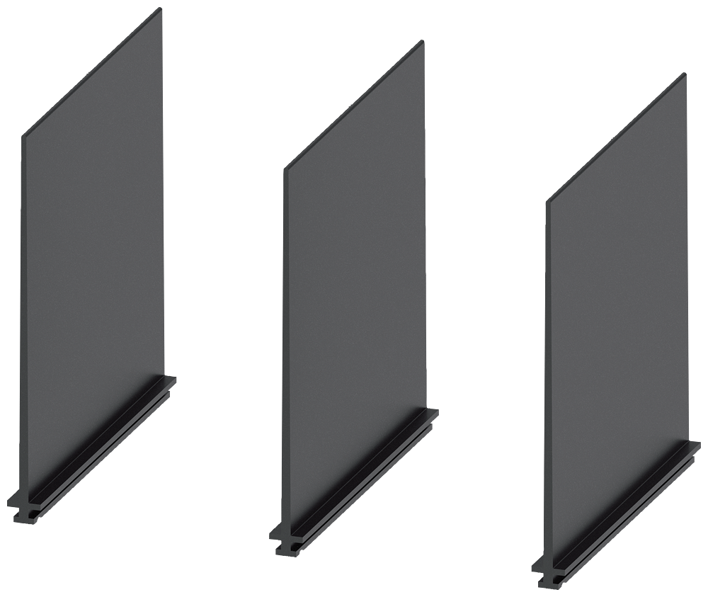PAREDES DE SEPARAÇÃO DE FASES A=100MM PARA 4 POLOS 6PÇ. PARA DISJUNTOR DE MO 3VW97240WA10 SIEMENS