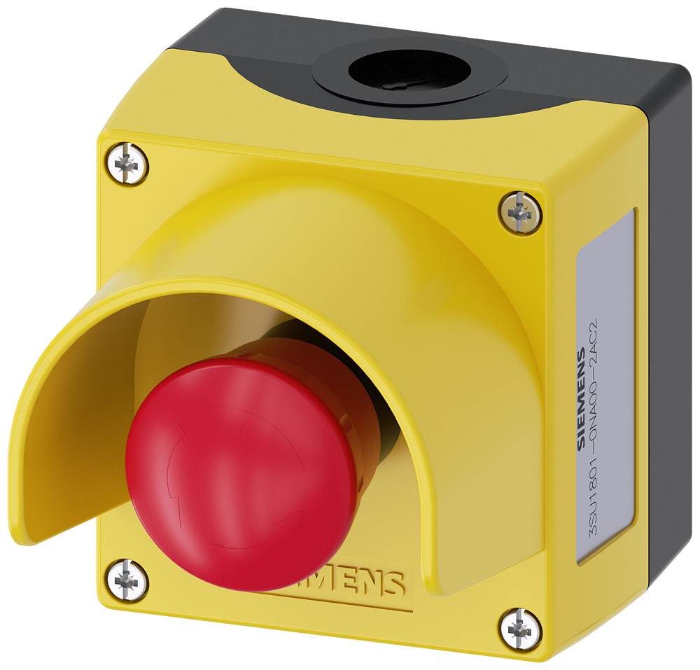 [Imagem CARCAÇA PARA APARELHO DE COMANDO, 22MM 3SU18010NA002AC2 SIEMENS]