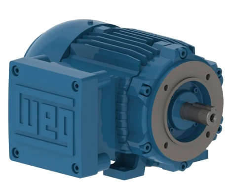 [Imagem MOTOR CA TRIFÁSICO 4P 1800RPM 1CV 220/380V 60HZ 90S B34D IP55 W21 10371655 WEG]