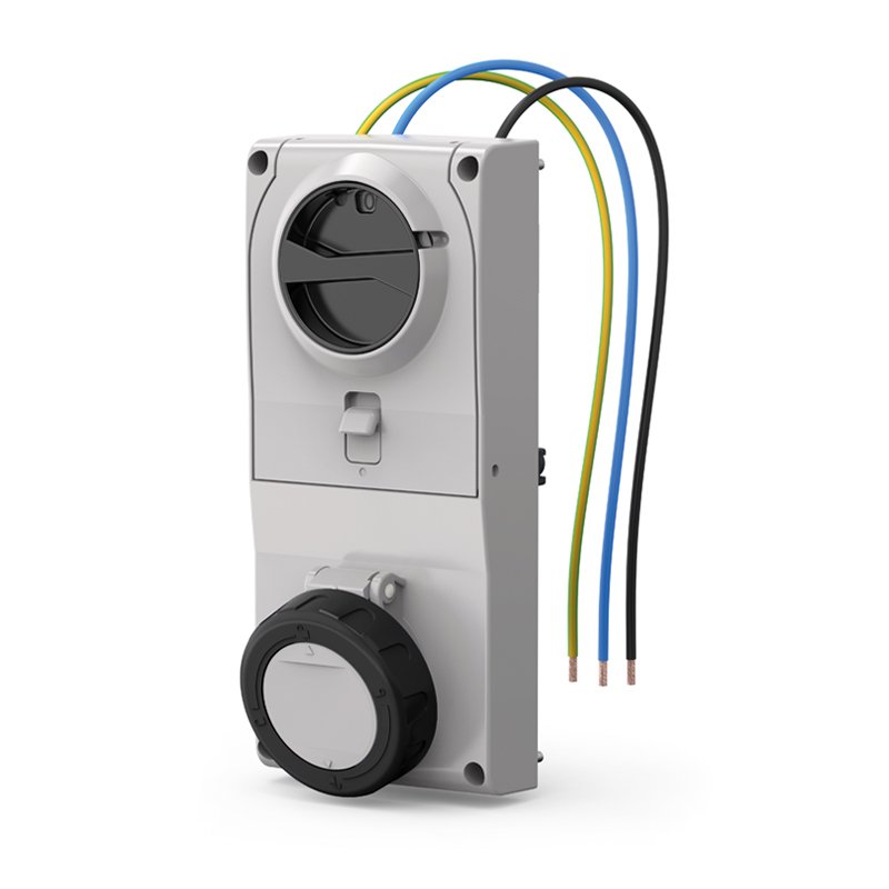 [Imagem do produto TOMADA DE EMBUTIR COM  FUS.2P+T 32A 7H 408.32836 SCAME]