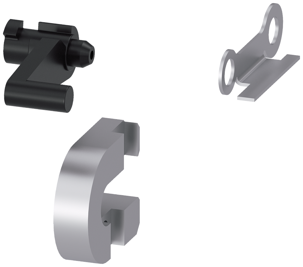 [Imagem ADAPTADOR PARA DISJUNTOR, TAMANHO 3 PARA MONTAGEM DO TRAVAMENTO MEC. 3WA91110BB25 SIEMENS]