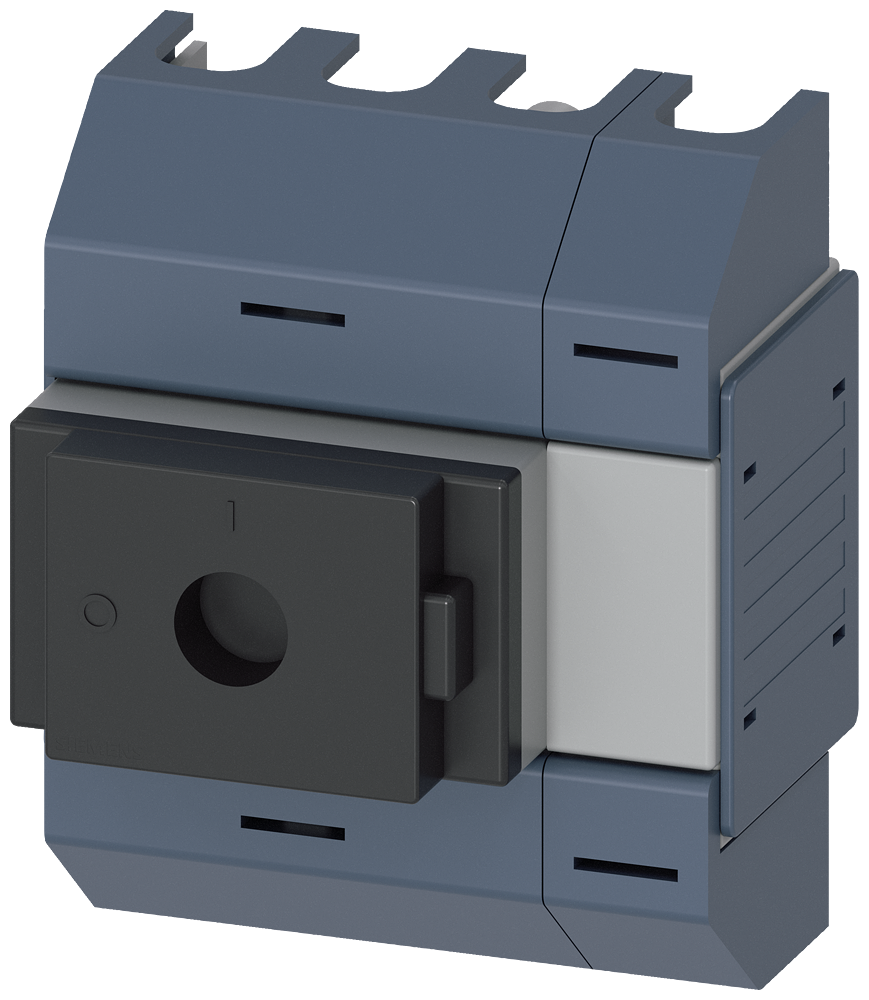 SECCIONADOR DE CORTE EM CARGA 16A TAM. 01 DE 4 POLOS ACIONAMENTO FRONTAL CE 3KD01402KG203 SIEMENS