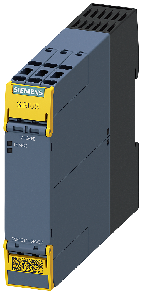 [Imagem do produto DISPOSITIVO DE COMUTAÇÃO DE SEGURANÇA SIRIUS EXPANSÃO DE SAÍDA 4RO COM CIRCUI 3SK12112BW20 SIEMENS]