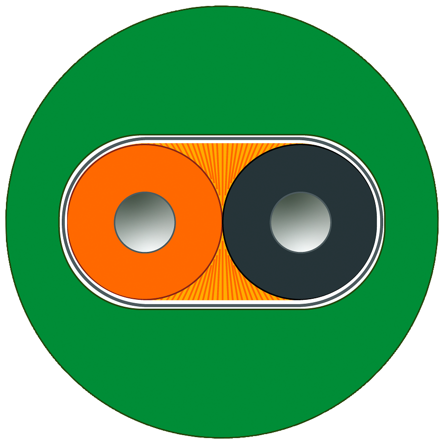 [Imagem CABO FO PROFINET POF PADRÃO 980/1000 PAR 6XV18742A SIEMENS]