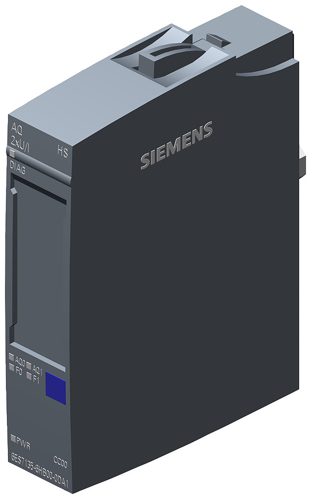 [Imagem do produto SIPLUS ET 200SP AQ 2XU/I HS OT1 RAIL COM REVESTIMENTO CONFORMAL BASEADO NO 6ES7135- 6AG21356HB001DA1 SIEMENS]