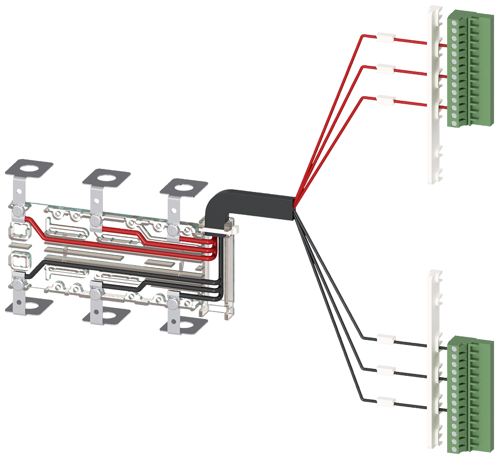ACESSÓRIOS PARA TERMINAIS PARA CONDUTOR AUXILIAR 3KC8 CONJUNTO DE MONTAGEM P 3KC98322 SIEMENS