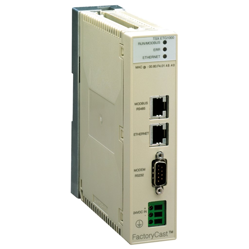 [Imagem CONVERSOR ETHERNETTCP PARA MODBUS FACTOR TSXETG1000 SCHNEIDER]
