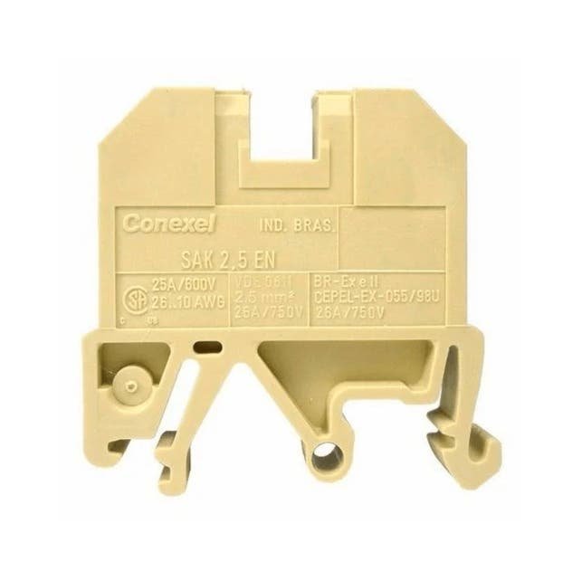 [Imagem do produto CONECTOR BORNE SAKD 2.5 ENPA BEGE C0215560100 WEIDMULLER]