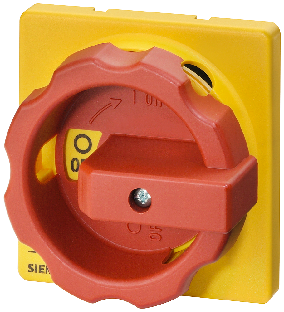 ACIONAMENTO ROTATIVO BOTÃO DE ACIONAMENTO VERMELHO/AMARELO PARA FIXAÇÃO CEN 3LD92843D SIEMENS