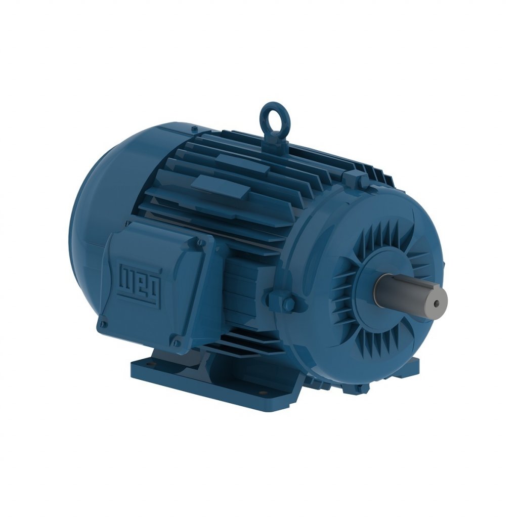 [Imagem MOTOR CA TRIF 6P 1150RPM 0,75KW 3,41/1,97/1,71A B3D IP55 W22 IR3 PREMIUM 12310887 WEG]
