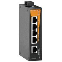 [Imagem SWITCH NAO GEREN FAST ETHERNET IP30 5P RJ45 IESWBL055TX WEIDMULLER]