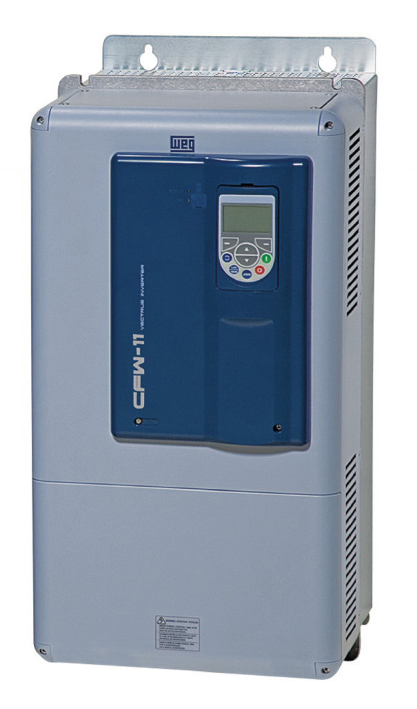 [Imagem INVERSOR DE FREQUÊNCIA TRIFÁSICO 37KW 142A 220/230V 50/60HZ 10858777 CFW110142T2ODBZ WEG]