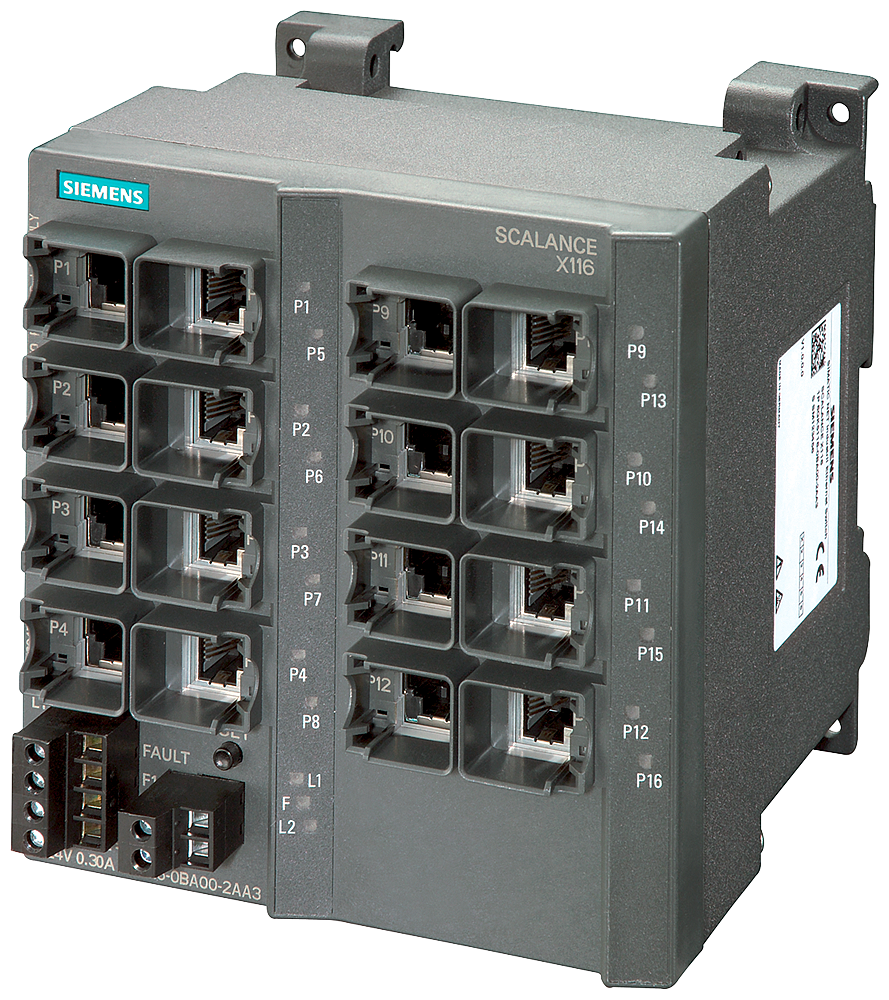 [Imagem do produto SCALANCE X-116 6GK51160BA002AA3 SIEMENS]