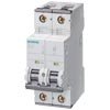 [Imagem DISJUNTOR AUTOMÁTICO 400V 10KA, DE 2 POLOS, C, 20A, P=70MM 5SY42207 SIEMENS]