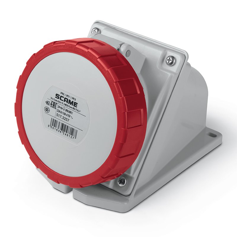 [Imagem do produto TOMADA DE MONTAGEM 3P+N 32A 67 6H 517.3257 SCAME]